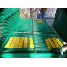 1.5" square tube 6 FT x 10 FT welded temporary construction fence panel with galvanized or painted